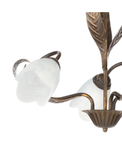LAMPADARIO 3 LUCI ONLI "SONIA" BRONZO E14